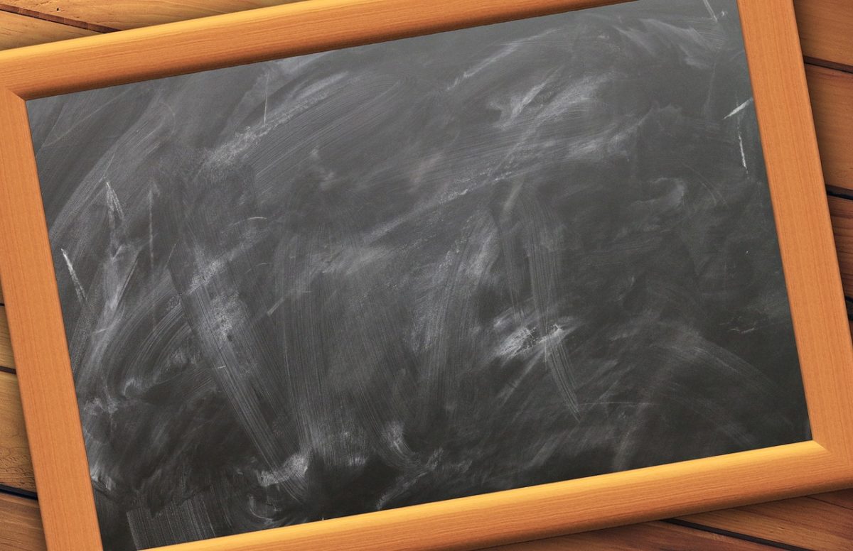 Writing 101 chalkboard