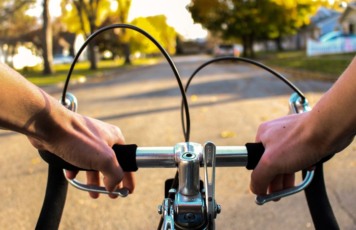 First person narrative perspective bike ride